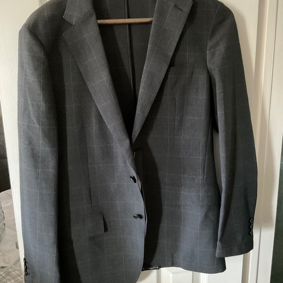 United Arrows and Sons A Day in the life Windowpane Check 2-Button Jacket blazer - Picture 1 of 5